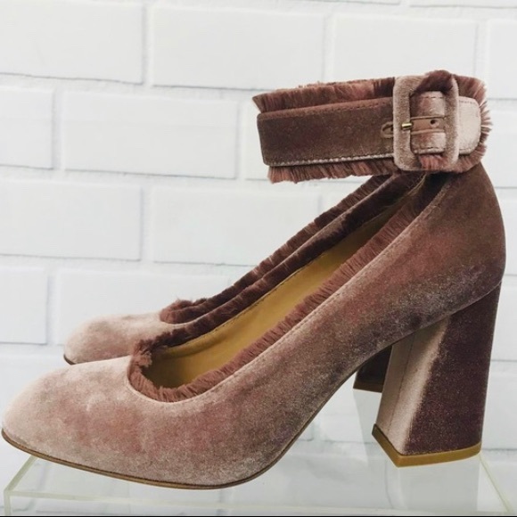 Stuart Weitzman Clarisa Block Heel Pump Mary Jane heels - Picture 2 of 4